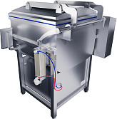 Вакуумный фаршемес Hualian JBZKS-150