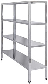 Стеллаж кухонный Luxstahl СР-1800x2000x500/4