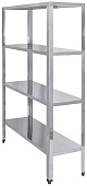 Стеллаж кухонный Luxstahl СР-1800x800x400/4