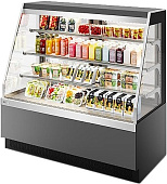 Витрина кондитерская Chilz VETE KUB OF 130 серый матовый, шлифованная нержавейка