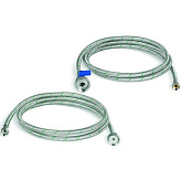 Комплект подключения Brita шланг вх. G1- G3/8 с запирающим клапаном + шланг вых. G3/4-G3/8 + адаптер G1-G3/4, DN8, 2 метра, пластик