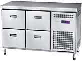 Стол холодильный Abat СХС-60-01 (ящики 1/2, ящики 1/2, без борта)