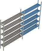 Стеллаж модульный линейный дополнительный POLAIR LOAD.ME POLY 16AL.5PP30.12Е