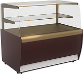 Витрина кондитерская KAYMAN K-ВК-1300 мини бронза