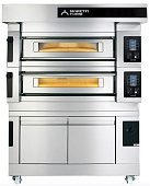 Печь для пиццы Moretti Forni S120E STEEL (зонт+расстойка)