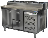 Стол холодильный для пиццы КАМИК СОП-121473К