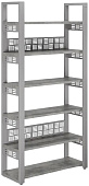 Стеллаж открытый КОБОР SO6-80/36 aluminum/chicago