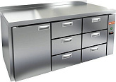Стол холодильный HICOLD GN 133 BR3 TN
