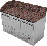 Стол холодильный для пиццы Gastrolux СОН3Г-147/3Д/Sр/ВСН