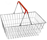 Корзина покупательская Корбис SB20-ZN красная