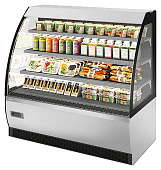 Витрина кондитерская Chilz VETE OF 90 белый глянец, шлифованная нержавейка