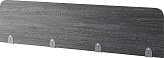 Верхний экран-перегородка Kобор EV-80 graphite/wood (ЛДСП)