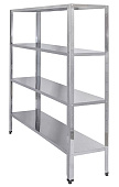 Стеллаж кухонный Luxstahl СР-1800x800x600/4