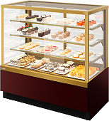 Витрина кондитерская Chilz VETE KUB 130 шоколад, золотой глянец