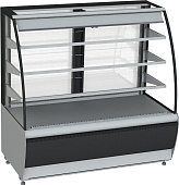 Витрина кондитерская Carboma K70 VM 1,3-2 (ВХСв - 1,3д Техно) (открытая)