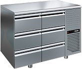 Стол холодильный POLAIR TM2GN‑33‑G (без борта)