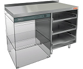 Стол открытый HICOLD НБМКБКП-12/7БЛ