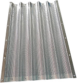 Лист алюминиевый  Gastromix 600х400 для выпечки багета