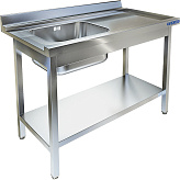 Стол приставной к посудомоечной машине Техно-ТТ СПМ-522/1207Л/ЛевКр